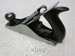 RARE Vintage Antique TYPE 3 Stanley No 4 (1872-73) Pre-Lateral Woodworking Plane