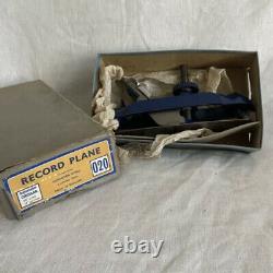 RECORD No. 20 Circular Compass Plane Excellent Condition with Box Woodworking