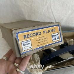 RECORD No. 20 Circular Compass Plane Excellent Condition with Box Woodworking