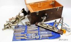 RECORD TOOLS 405 MULTI PLOW plane tool woodworking w cutters box jcboxlot