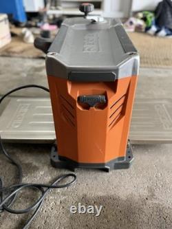 RIDGID Benchtop Thickness Planer 110V Corded Electric Orange Woodworking Tool