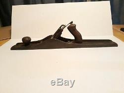 Rare Antique 22 Stanley Bailey No. 7 Wood Plane Woodworking Rosewood Handle