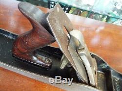 Rare Antique 22 Stanley Bailey No. 7 Wood Plane Woodworking Rosewood Handle