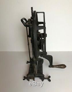 Rare Antique Champion Lock Mortiser, J Leukart Mfg. Woodworking Tool pat. 1912