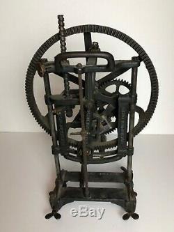 Rare Antique Champion Lock Mortiser, J Leukart Mfg. Woodworking Tool pat. 1912