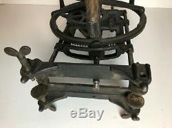 Rare Antique Champion Lock Mortiser, J Leukart Mfg. Woodworking Tool pat. 1912