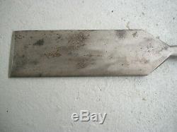 Rare Antique P. S. & W (peck Stow & Wilcox) 30 Woodworking Timber Chisel Slick