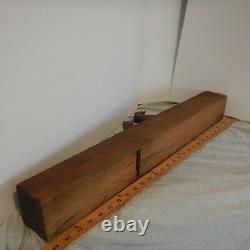 Rare Antique Wooden Jointer Hand Plane 28 in. Woodworking Carpentry