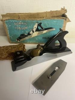 Rare Boxed Norris 14-1/2 Panel Plane In Original Box
