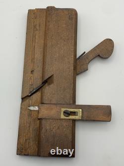 Rare Cock Bead Fillister By John Green Of York Antique Wood Plane