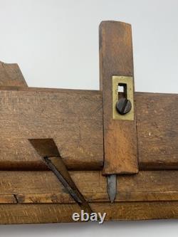Rare Cock Bead Fillister By John Green Of York Antique Wood Plane