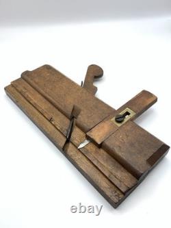 Rare Cock Bead Fillister By John Green Of York Antique Wood Plane