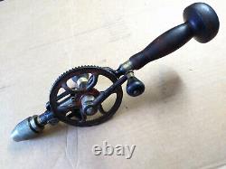 Rare Goodell-Pratt No. 259 Eggbeater 2 Speed Ratchet Hand Drill Woodworking