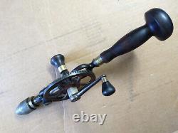 Rare Goodell-Pratt No. 259 Eggbeater 2 Speed Ratchet Hand Drill Woodworking