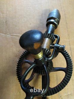 Rare Goodell-Pratt No. 259 Eggbeater 2 Speed Ratchet Hand Drill Woodworking