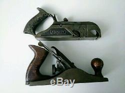 Rare Lot Vintage Antique Dunlap And Stanley Wood Working Tool Wood Plane #78 243