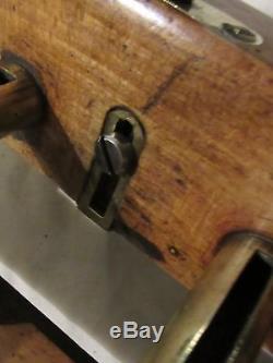 Rare Mathieson No 10 Brass slide stem plough plane woodworking plane tool