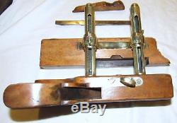 Rare Mathieson No 10 Brass slide stem plough plane woodworking plane tool