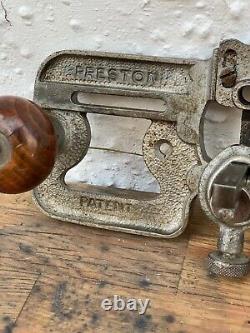 Rare Preston Router Plane 2500P EP Patent woodworking tool