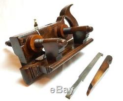 Rare Screw Stem Plough Plane Ohio Tool Co Plow Groove Collectable Woodworking