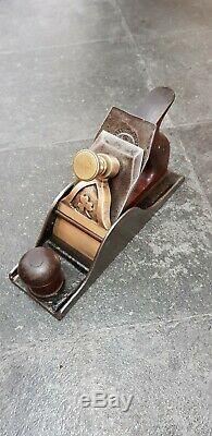 Rare Vintage Irish Shamrock Woodworking Plane Marples Ibbotson Iron