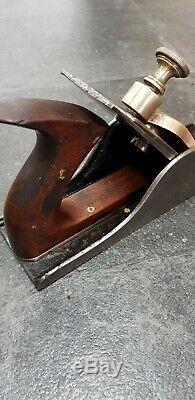 Rare Vintage Irish Shamrock Woodworking Plane Marples Ibbotson Iron