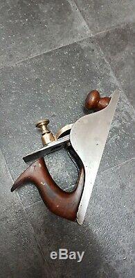 Rare Vintage Irish Shamrock Woodworking Plane Marples Ibbotson Iron