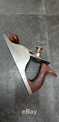 Rare Vintage Irish Shamrock Woodworking Plane Marples Ibbotson Iron