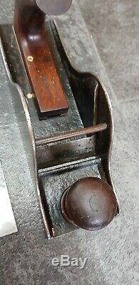 Rare Vintage Irish Shamrock Woodworking Plane Marples Ibbotson Iron