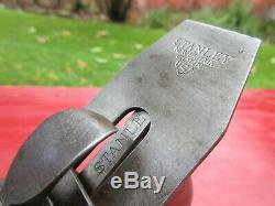 Rare Vintage Stanley No. 2 Woodworking Plane Smooth Bottom Nice Condition