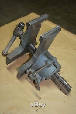 Rare Wilton Woodworkers Pattern Rotating Double Jaw Vise, 7 Jaws & 4 Jaws