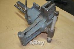 Rare Wilton Woodworkers Pattern Rotating Double Jaw Vise, 7 Jaws & 4 Jaws