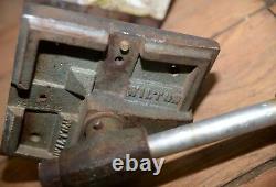 Rare Wilton corner angle woodworking vise collectible pattern makers tool V5