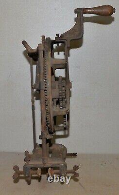 Rare antique Champion Lock mortiser J Leukart Mfg Pat. 1912 woodworking tool