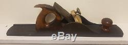 Rare antique Vintage 20 1/2 Long Unusual Wood Working shoot Plane. See all pics