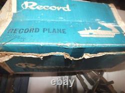 Record 044C Plough Plane Complete With 10 Cutters, instructions and box