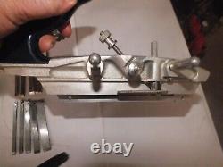 Record 044C Plough Plane Complete With 10 Cutters, instructions and box