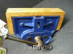 Record 52 1/2 Woodworkers Vise 7 Inch Made in England
