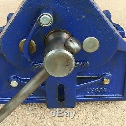 Record 52 ½ D Made in England Woodworking Blue Quick Release Shop Bench Vise EXC