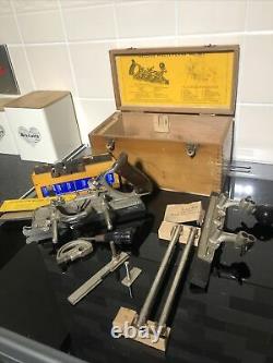 Record Multi-plane No 405 + 22 Cutters Boxed Vintage Woodworking Tool