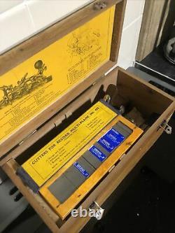 Record Multi-plane No 405 + 22 Cutters Boxed Vintage Woodworking Tool