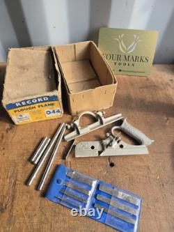 Record No. 044 Plough Plane Complete in Original Box. Free Uk Posting