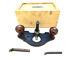Record No 071½ router plane, with x3 cutters and fence. In hand made wooden box