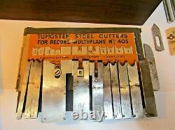 Record No 405 multi plane complete with 2 set of cutters and custom made box