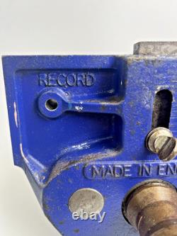Record No. 52 7 Jaws Woodworking Vise Quick Release Made in England Vintage