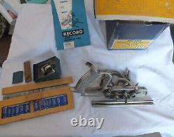Record no 050 combination plane complete with cutters and instructions