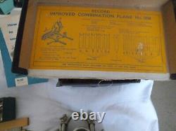 Record no 050 combination plane complete with cutters and instructions