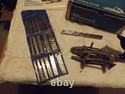 Record no 050C combination plane complete with cutters and instructions