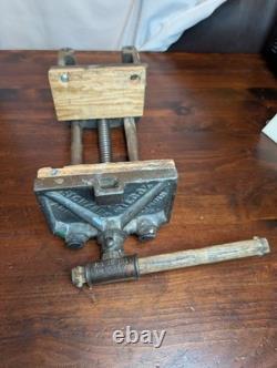 (Richards) Wilcox 7 Quick Release Rapid Acting Wood Woodworking Vise Vintage