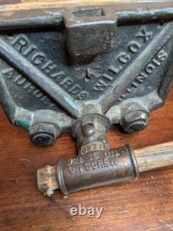 (Richards) Wilcox 7 Quick Release Rapid Acting Wood Woodworking Vise Vintage